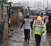 Dalis migrantų prie Kalė liko palapinėse ir savadarbiuose nameliuose