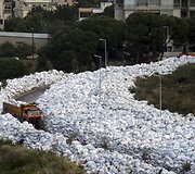 Beirute kaupiamos supakuotos &scaron;iuk&scaron;lės