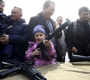 Tėvynės gynėjo dienos minėjimas Sevastopolyje