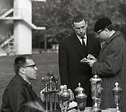 1964 10 11 Virgilijus Mundrys, Antanas Krasaitis ir Vytautas Volungevičius