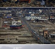 Japonijoje atstatomi miestai sugriauti 2011 m. žemės drebėjimo sukelto cunamio 