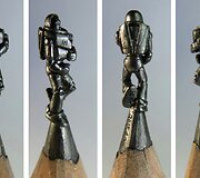 Įspūdingi Chieno Chu Lee drožiniai i&scaron; pie&scaron;tuko grafito