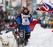 1000 mylių (1600 km) &scaron;unų kinkinių lenktynės Aliaskoje