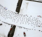 Slidininkai trasoje &Scaron;veicarijoje