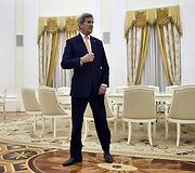 Rusijos prezidento Vladimiro Putino susitikimas su JAV valstybės sekretoriumi Johnu Kerry