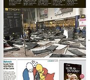 Pasaulio dienra&scaron;čių vir&scaron;eliai po Briuselio teroro i&scaron;puolių