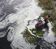 Užter&scaron;tas vanduo Kinijoje