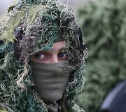 Ukrainos snaiperis per pratybas