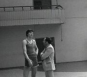 1983 Birželis. Arvydas Sabonis, Vladas Janiūnas