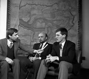 1988 10 09 Gitautas Umaras, Narsutis Dumbauskas, Algirdas Zvinakevčius
