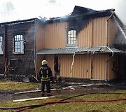 Gaisras Ceikinių kaimo &Scaron;vč. Mergelės Marijos vardo bažnyčioje