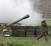 Atsinaujinęs konfliktas tarp Armėnijos ir Azerbaidžano Kalnų Karabache