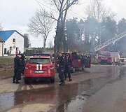 Gaisras Ceikinių kaimo &Scaron;vč. Mergelės Marijos vardo bažnyčioje