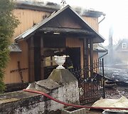 Gaisras Ceikinių kaimo &Scaron;vč. Mergelės Marijos vardo bažnyčioje