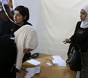 Balsavimas parlamento rinkimuose Sirijoje