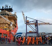 Italiją nuo antradienio pasiekė beveik 6 tūkst. migrantų