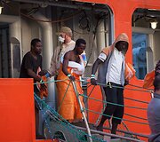 Italiją nuo antradienio pasiekė beveik 6 tūkst. migrantų