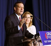Trumpas triu&scaron;kinamai laimėjo Indianoje, Tedas Cruzas nutraukė savo kampaniją