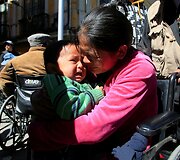 Žmonių su negalia protestas Bolivijoje