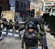 Žmonių su negalia protestas Bolivijoje
