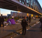 I&scaron; Paryžiaus migrantų stovyklos evakuota daugiau kaip 1 tūkst. žmonių