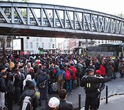 I&scaron; Paryžiaus migrantų stovyklos evakuota daugiau kaip 1 tūkst. žmonių