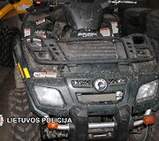 Kelmėje rasti vogti sunkieji keturračiai motociklai