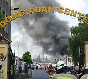 Gaisras sandėlyje Berlyne