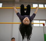 Olimpinė mokykla Kinijoje, kur čempionai auginami nuo mažens