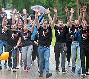 Projekto &bdquo;Alfa Run&ldquo; dalyviai