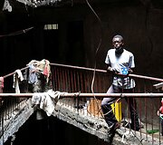 Nugriovimui paskirti namai Nairobyje