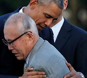 Barackas Obama Hiro&scaron;imoje