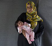 Idomeni pabėgėlių stovykloje gimę kūdikiai