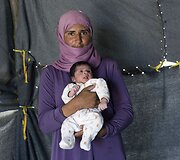 Idomeni pabėgėlių stovykloje gimę kūdikiai