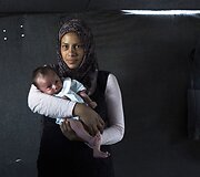 Idomeni pabėgėlių stovykloje gimę kūdikiai