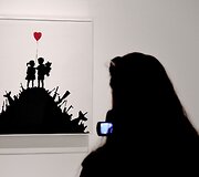 Banksy darbų paroda Italijoje