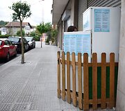 &bdquo;Solidarumo &scaron;aldytuvas&ldquo; Ispanijoje, kuriame paliekamas maistas nepasiturintiems