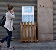&bdquo;Solidarumo &scaron;aldytuvas&ldquo; Ispanijoje, kuriame paliekamas maistas nepasiturintiems