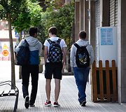 &bdquo;Solidarumo &scaron;aldytuvas&ldquo; Ispanijoje, kuriame paliekamas maistas nepasiturintiems
