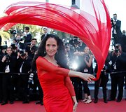 Aktorė Sonia Braga Kanų kino festivalyje