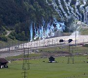 &Scaron;veicarijoje atidarytas ilgiausias pasaulyje geležinkelio tunelis