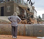 Audros padariniai Australijoje