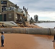 Audros padariniai Australijoje