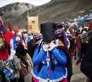 Sniego žvaigždės piligrimų festivalis Peru