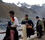 Sniego žvaigždės piligrimų festivalis Peru