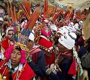 Sniego žvaigždės piligrimų festivalis Peru