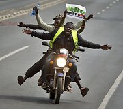 Protestuotojai Kenijoje