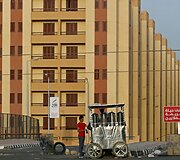 Egipto valdžios pastatyti daugiabučiai 