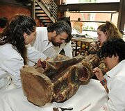 Meksikoje, Kristaus skulptūroje rastas butelis su XVIII amžiaus dokumentais