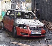 Gaisras Derceklių kaime